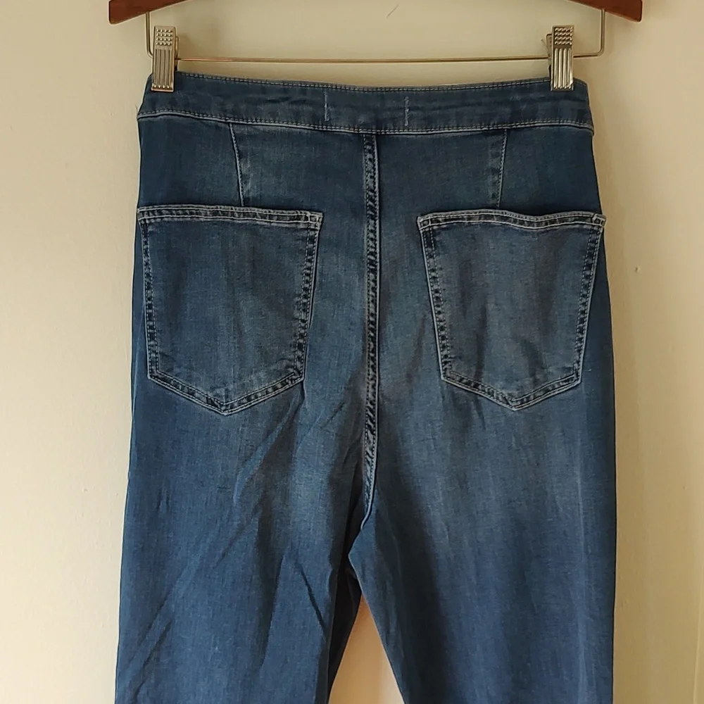 🔥HP🔥Free People Just Float On Flare Bell Bottom Jeans Vintage Inspired Size 31 - Picture 8 of 8